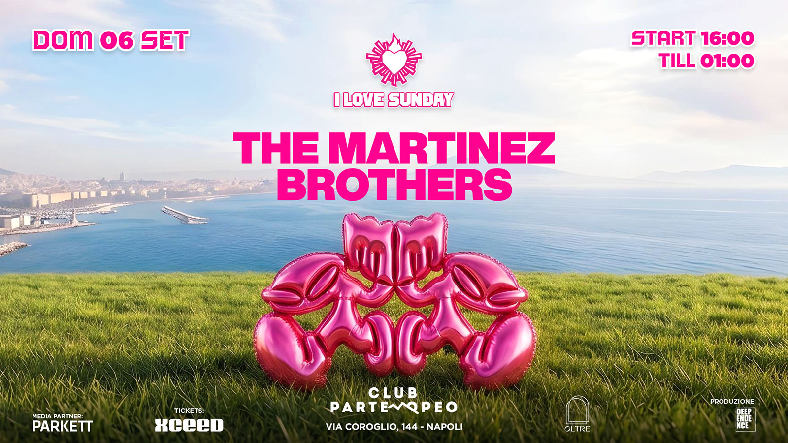 I Love Sunday con The Martinez Brothers al Club Partenopeo