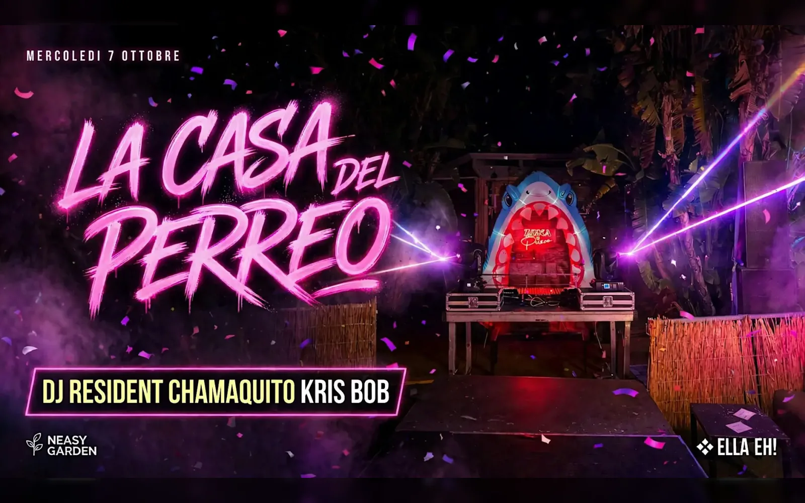Ella Eh!!! La Casa del Perreo al Neasy – 7 ottobre 2026