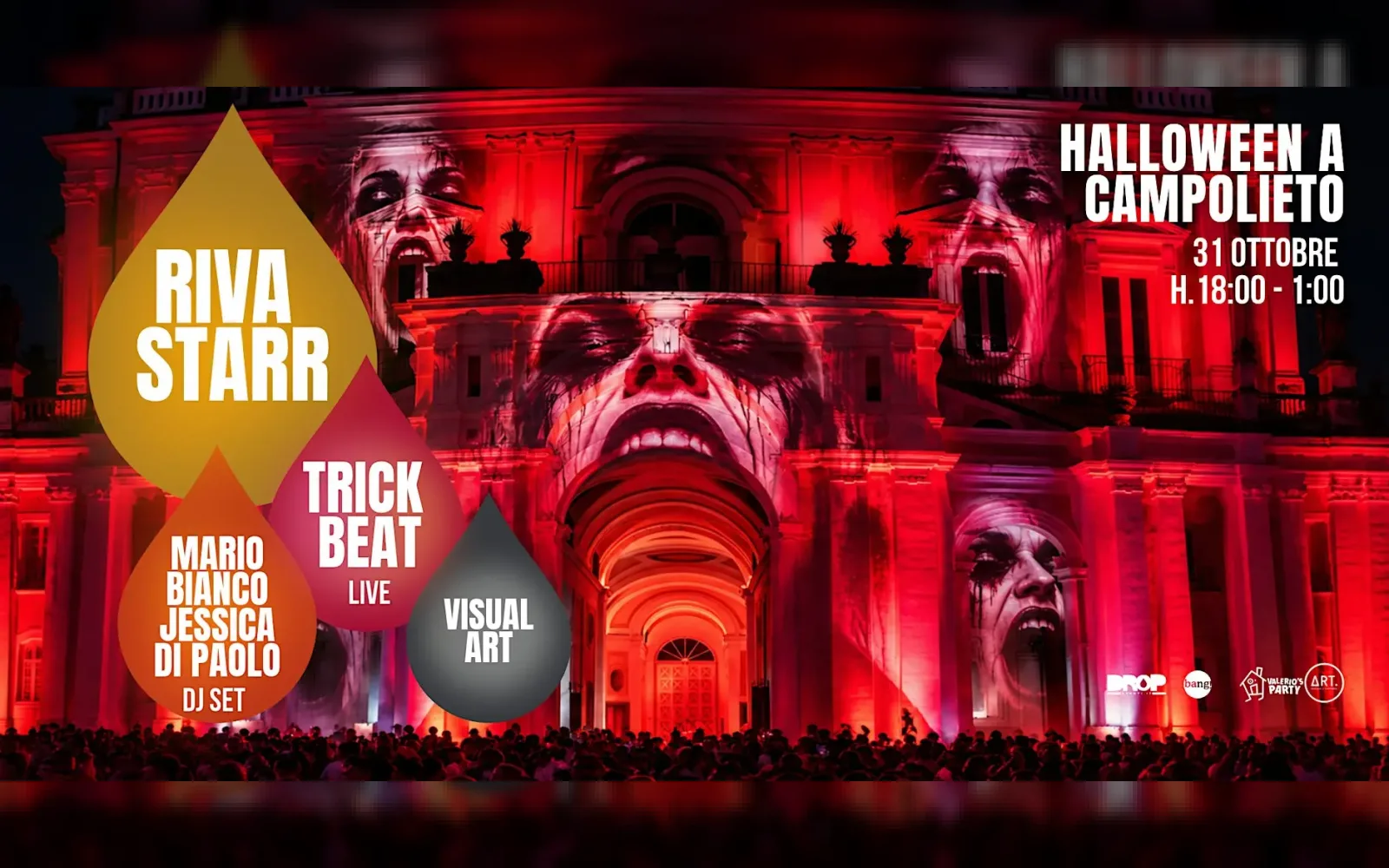 Halloween a Villa Campolieto con Riva Starr