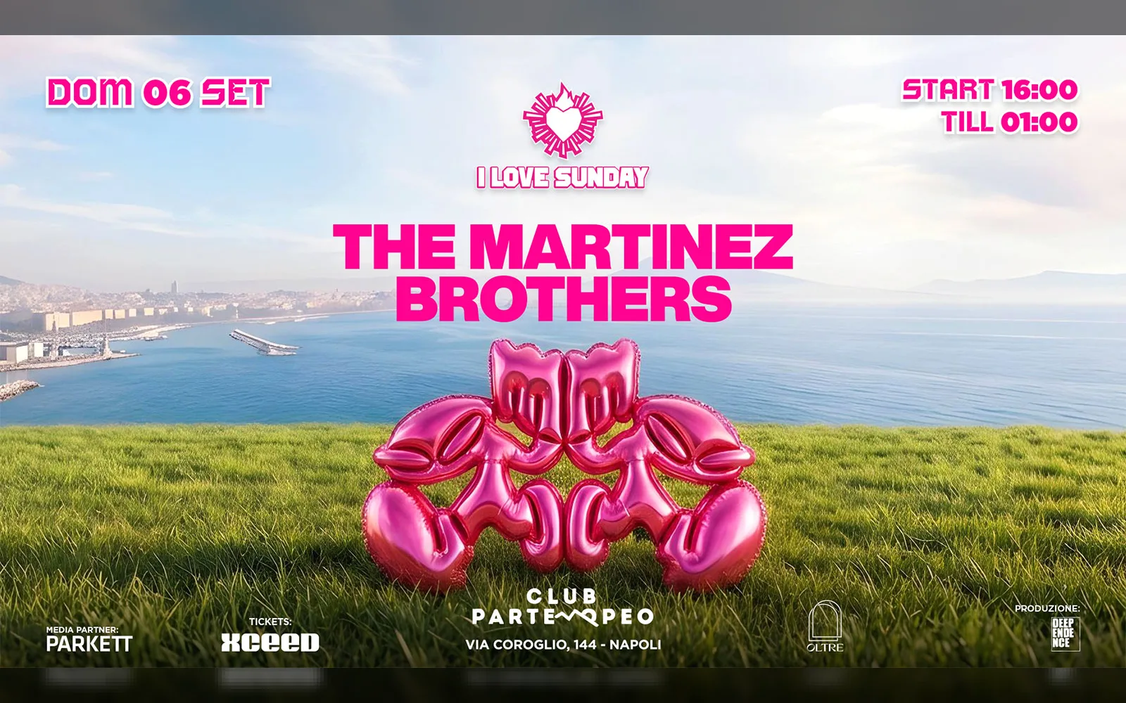 I Love Sunday con The Martinez Brothers al Club Partenopeo
