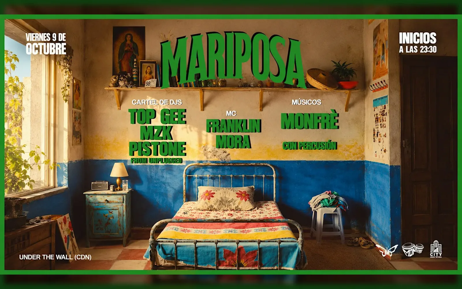 Mariposa en mi casa al The Wall Club: venerdì 9 ottobre