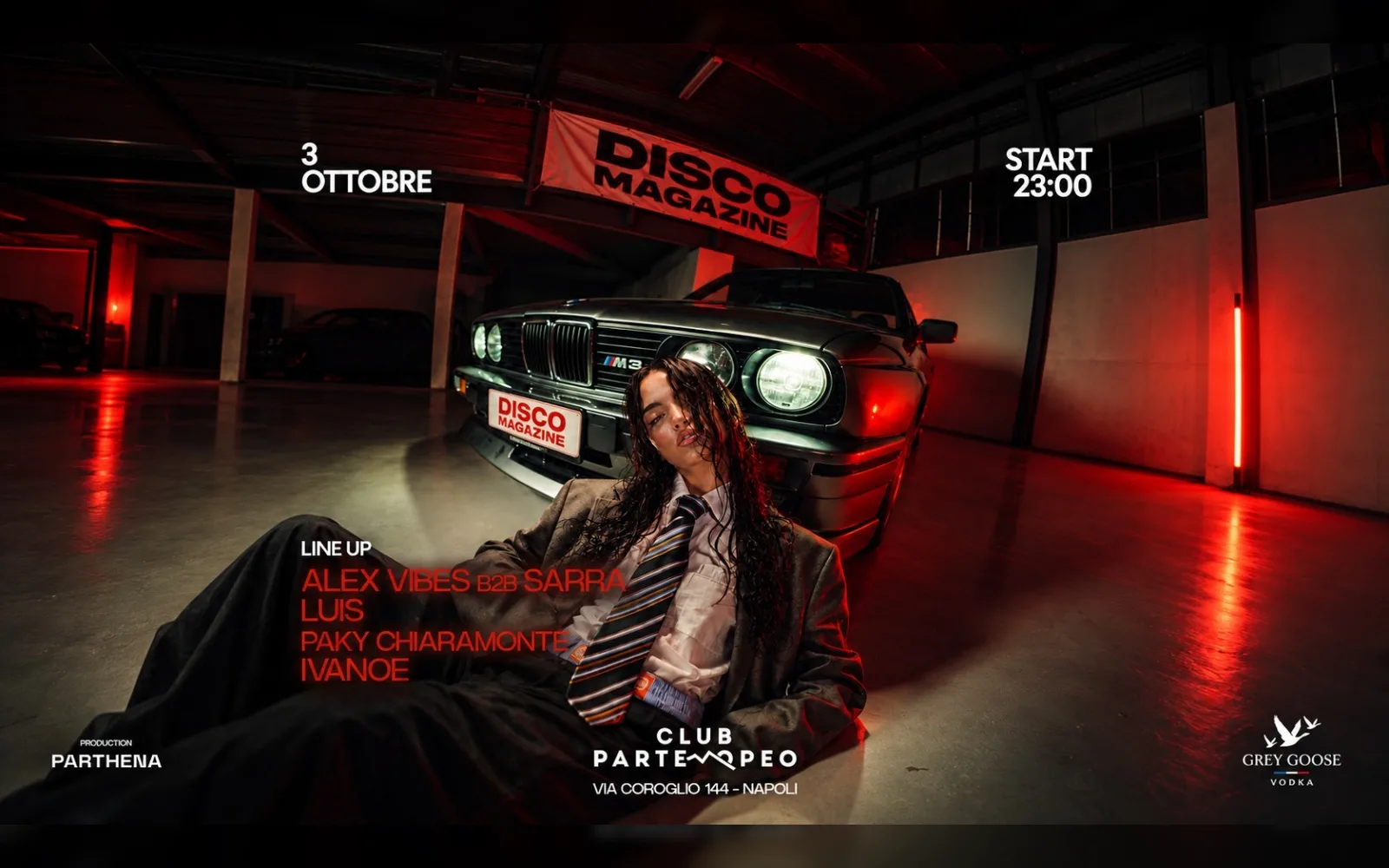 Disco Magazine by Parthena al Club Partenopeo, 3 ottobre 2026