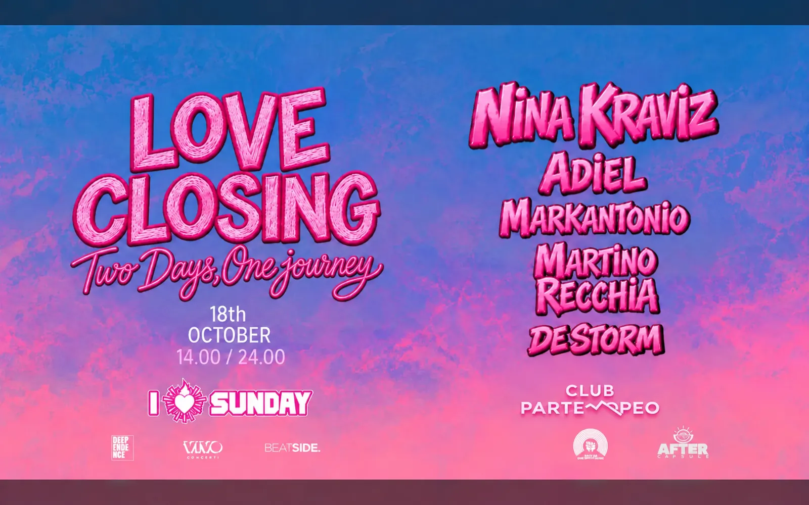 Love Closing Day Two: Nina Kraviz al Club Partenopeo