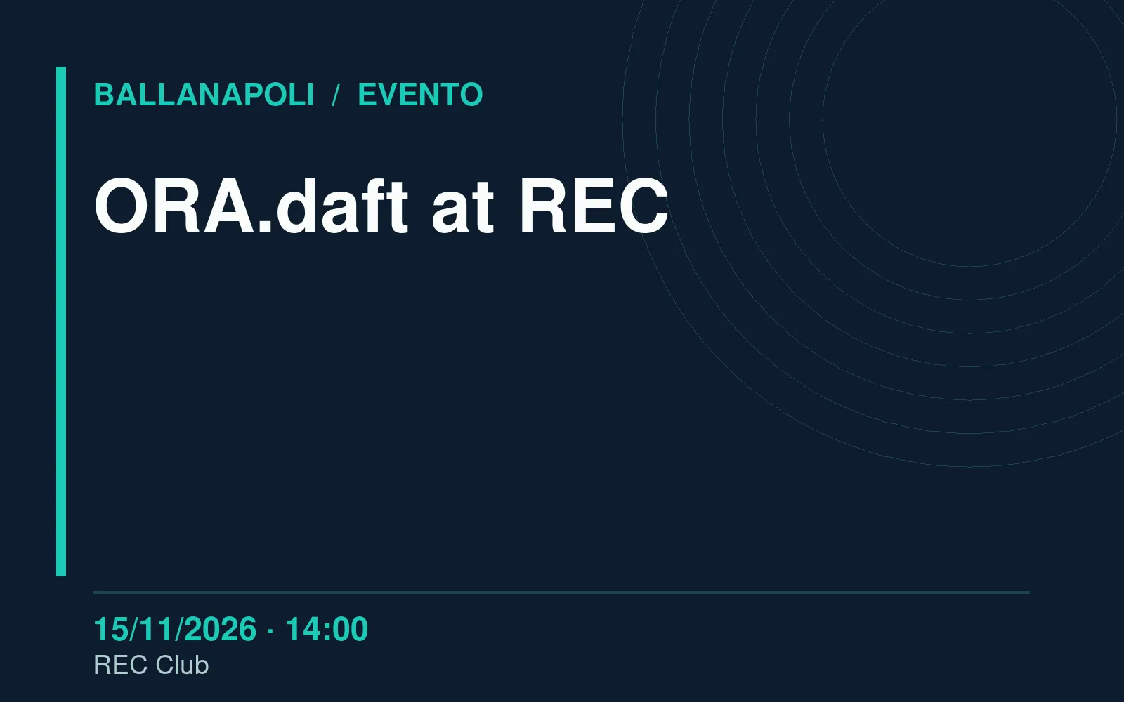 ORA.daft at REC